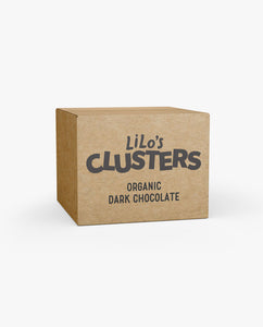 <transcy>Lilo&#39;s Clusters Organic Dark Chocolate (السائبة) - 11 رطلاً</transcy>